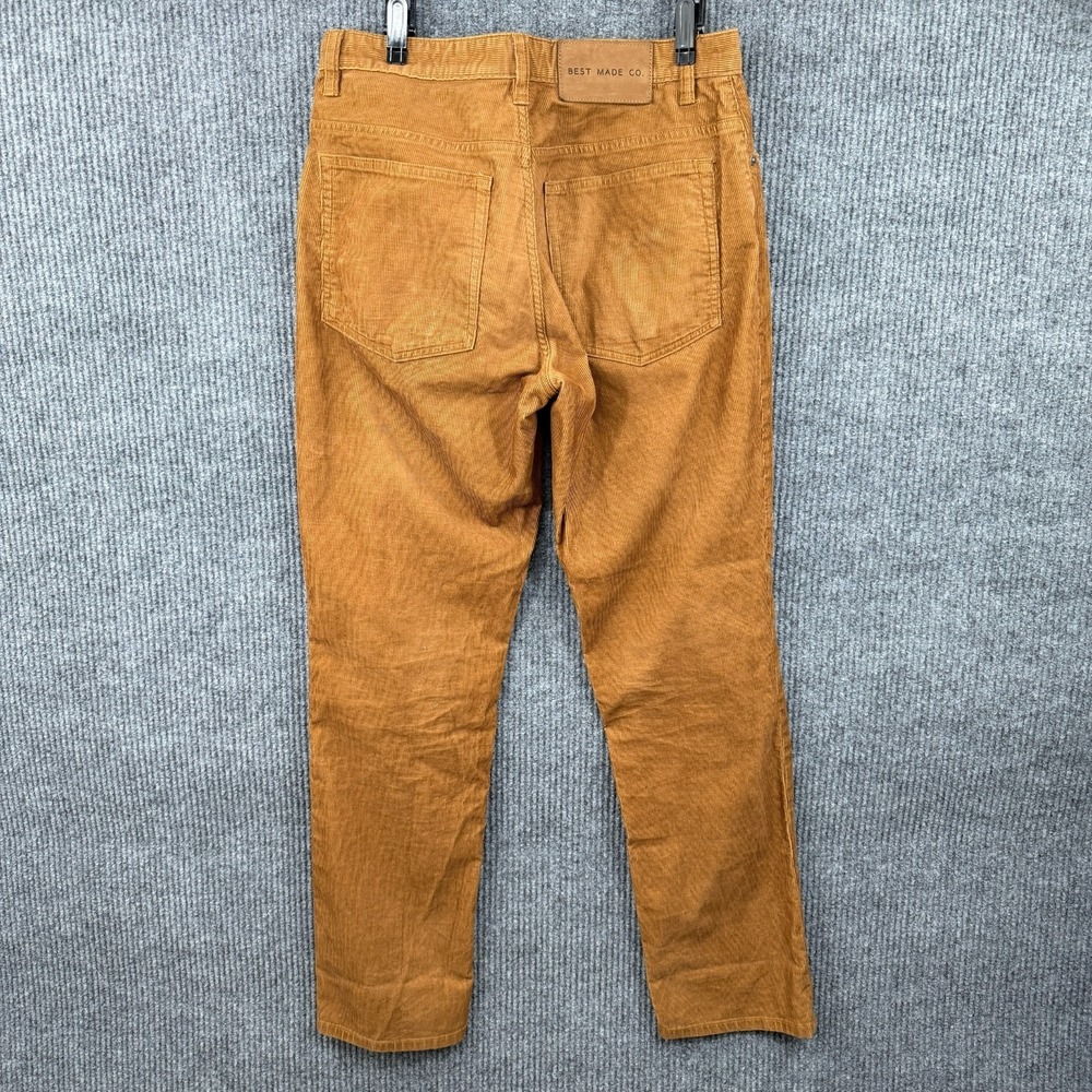 Best Made Co. Men's Corduroy 5 Pocket Trousers Pants 31x32 Brown Casual - Picture 3 of 9